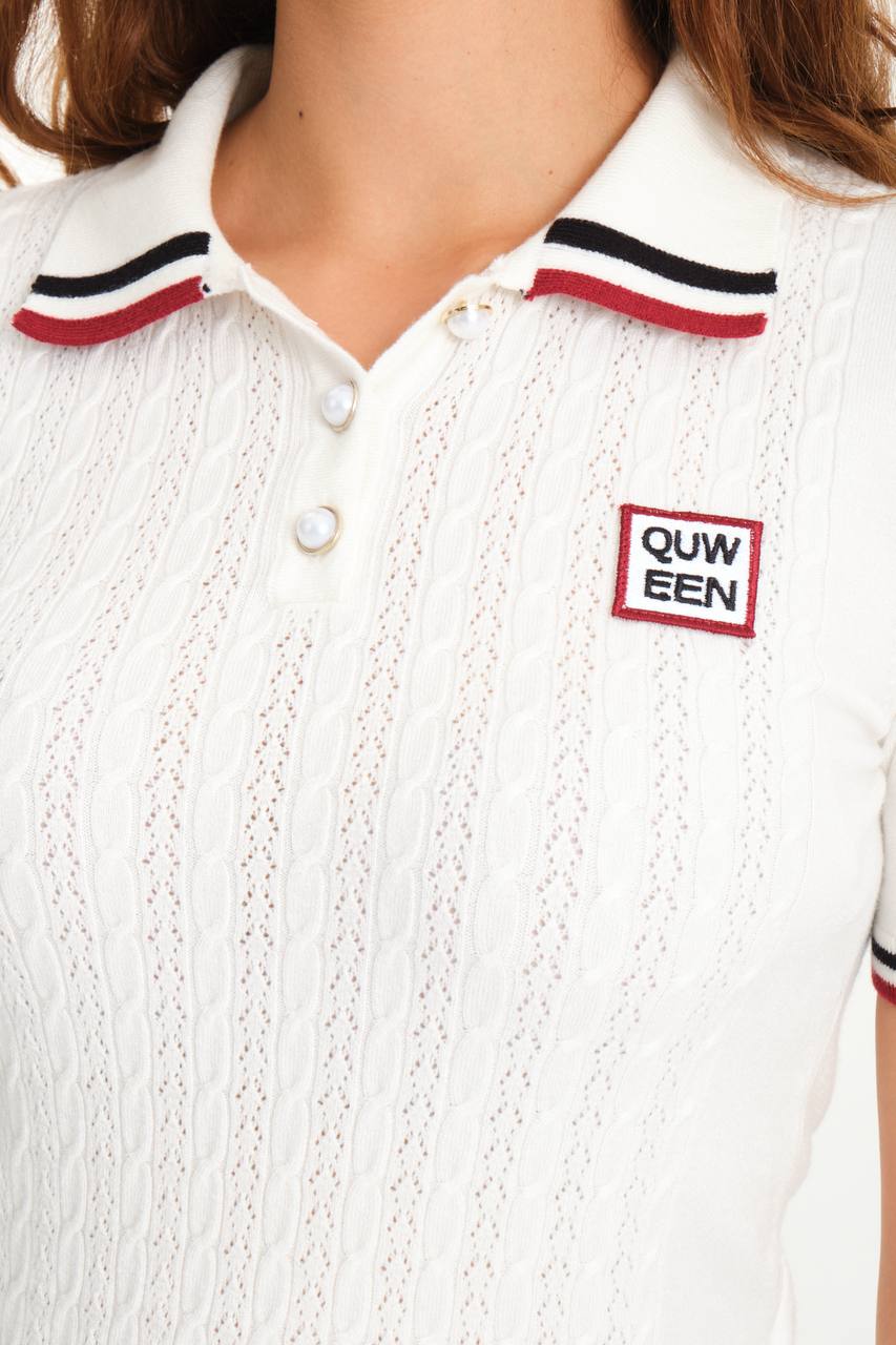 QUWEEN GÖMLEK YAKA EKRU
