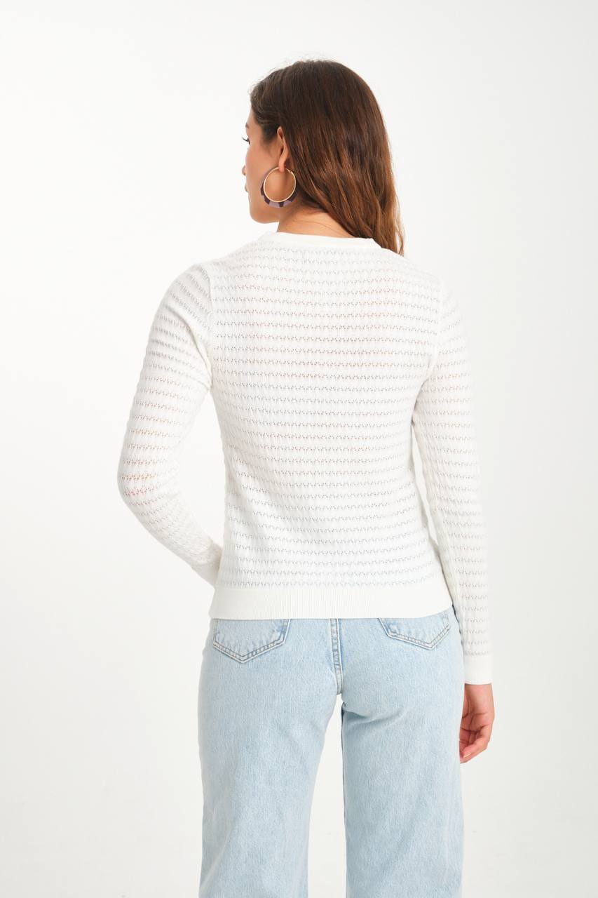QUWEEN TRİKO HIRKA EKRU