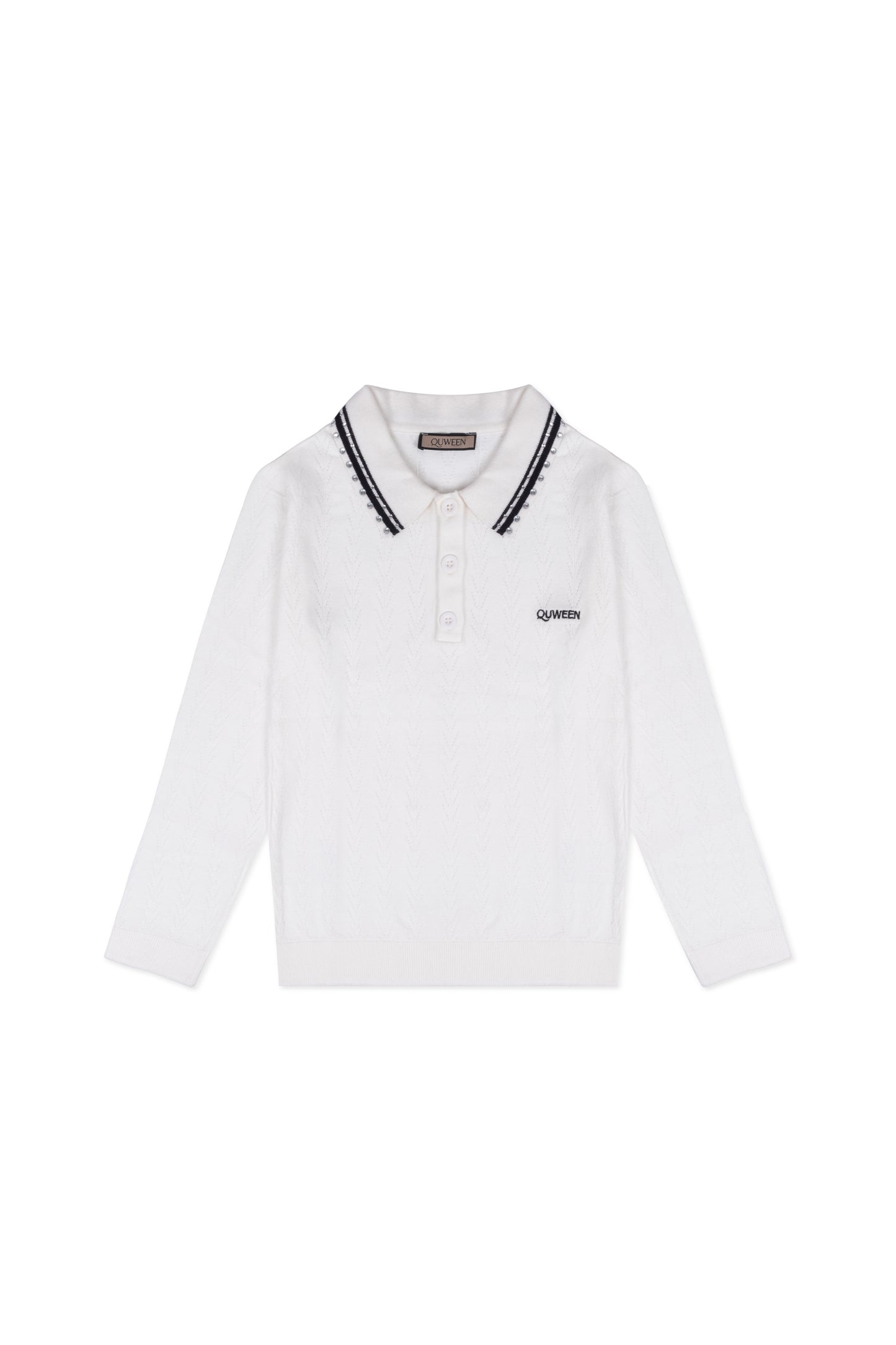 Taşlı Gömlek Yaka