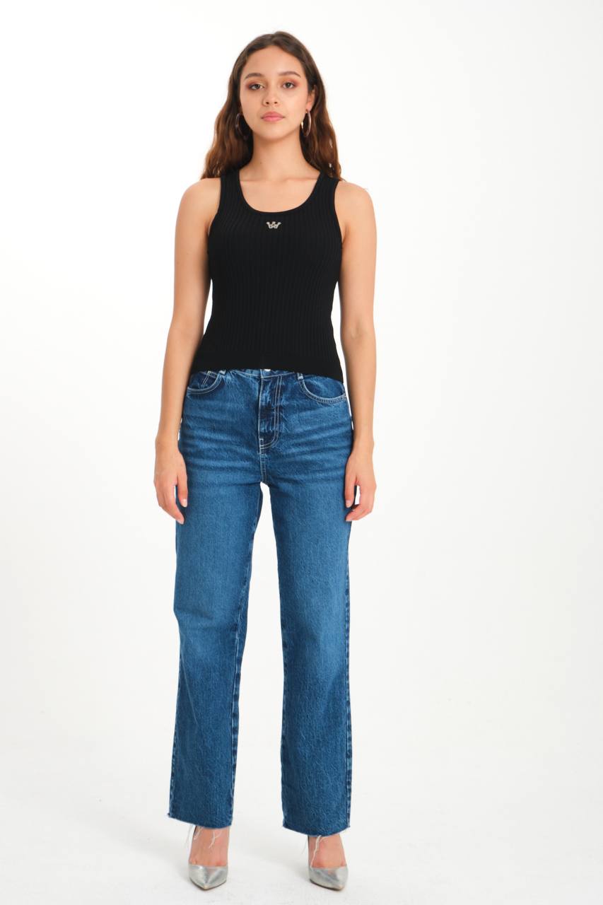QUWEEN RAYON ATLET SİYAH