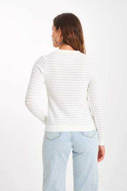 QUWEEN TRİKO HIRKA EKRU