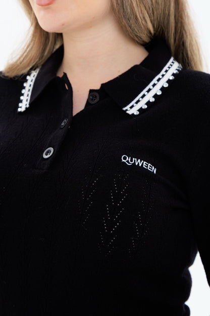 Taşlı Gömlek Yaka