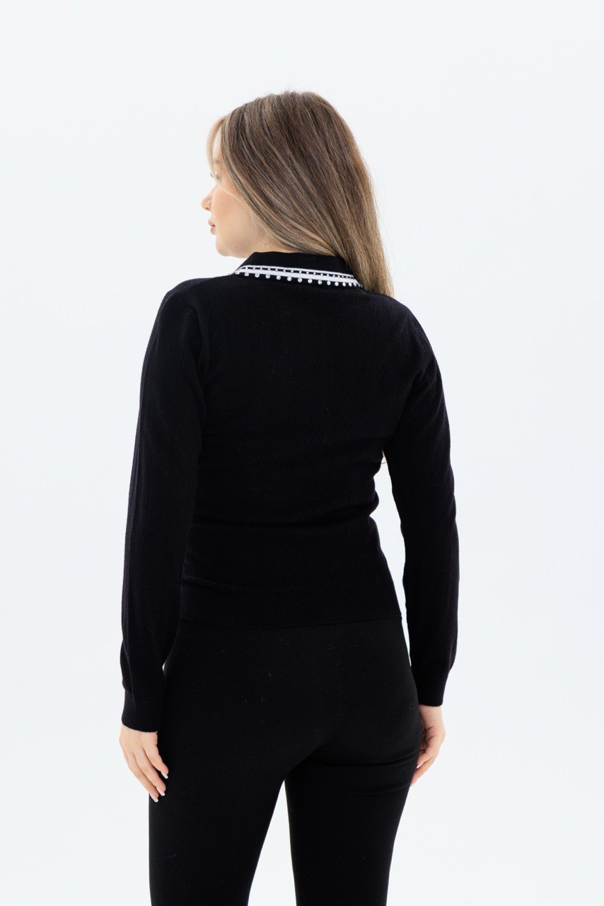 Taşlı Gömlek Yaka