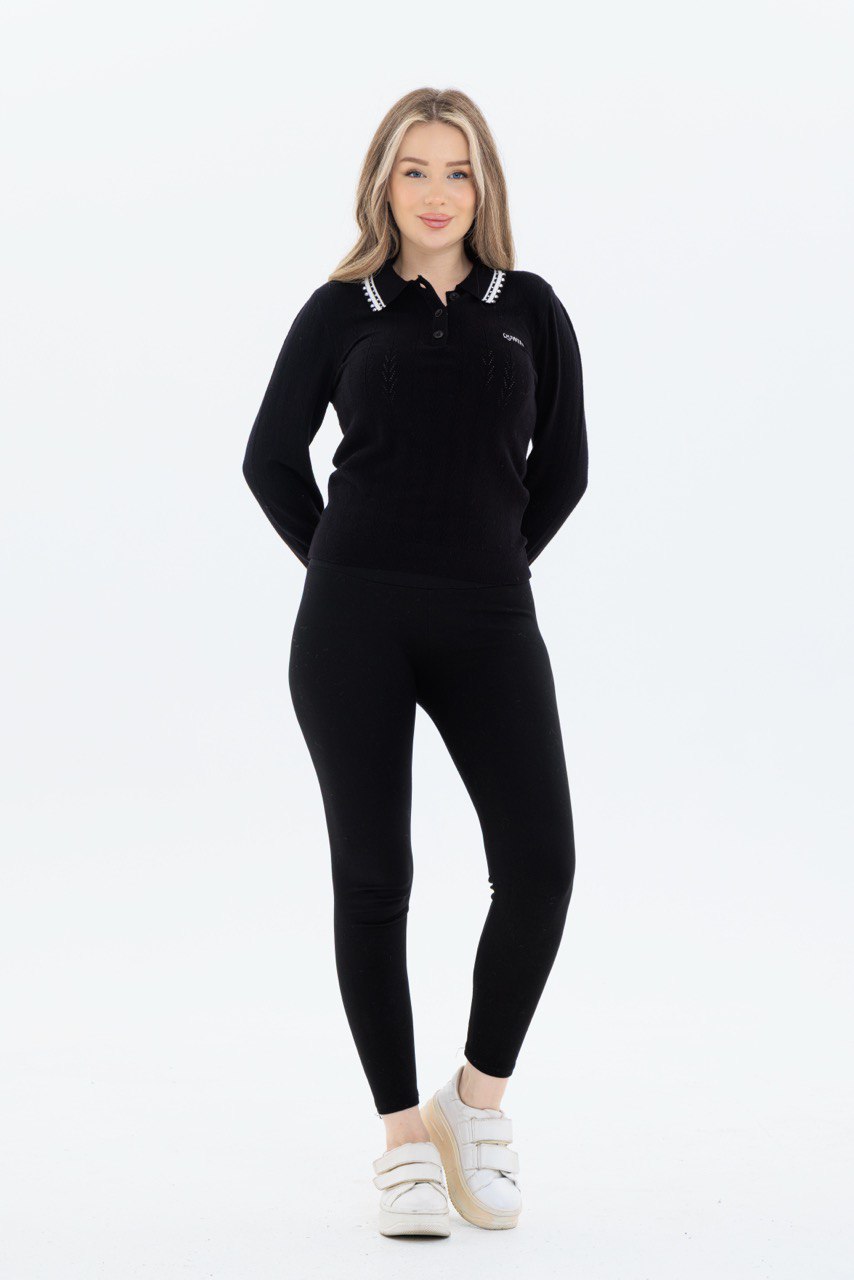 Taşlı Gömlek Yaka